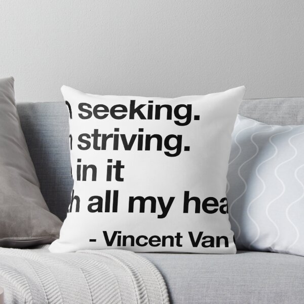 Item preview, i am seeking vincent van gogh quote designed and sold by QuoteSpirations.