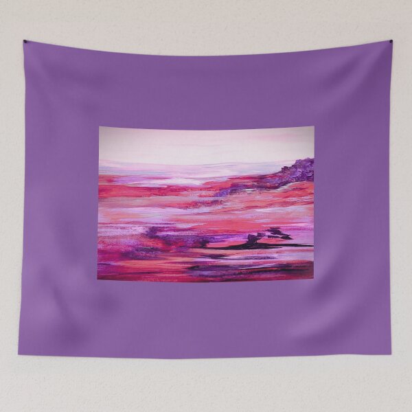 Item preview, Nevada Abstract Landscape in Purple designed and sold by EloiseArt.