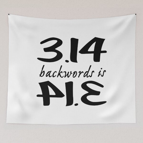 Item preview, Pie 3.14 Backwords designed and sold by SoakedFinale.