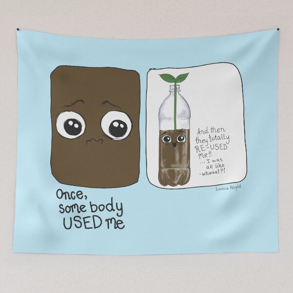 Item preview, conservation comic - plant in a bottle designed and sold by Lavinia Knight.