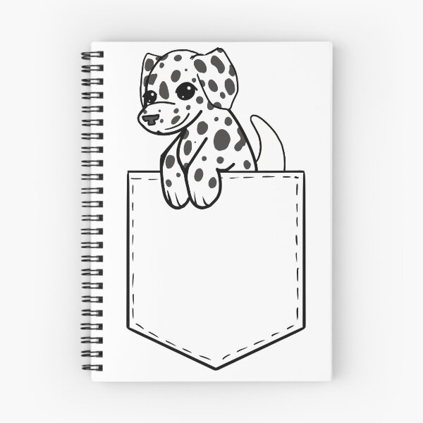 Item preview, Dalmation Pocket T-Shirt designed and sold by Evey IX.