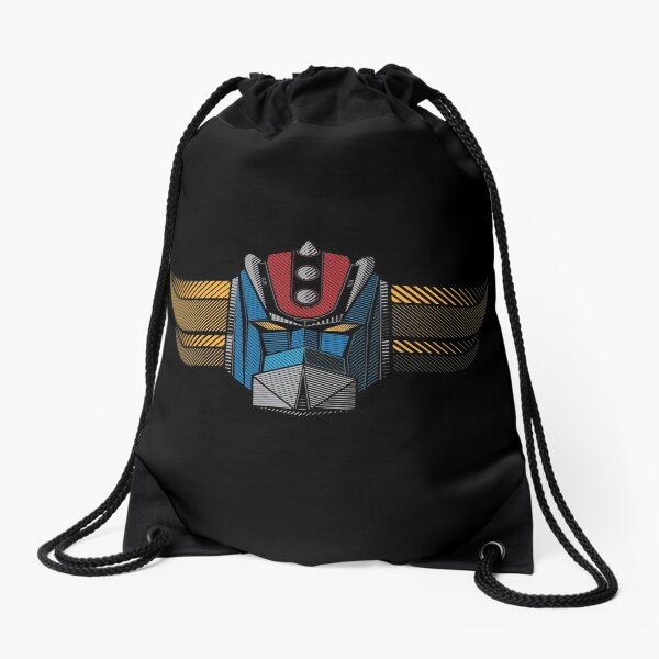 091b Grendizer wide Drawstring Bag