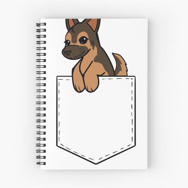 Item preview, German Shepherd Pocket T-Shirt designed and sold by Evey IX.