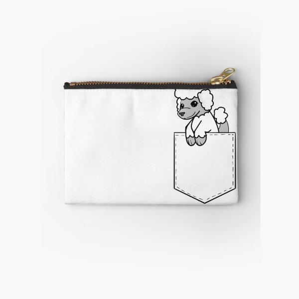 Item preview, Poodle Pocket T-Shirt designed and sold by Evey IX.