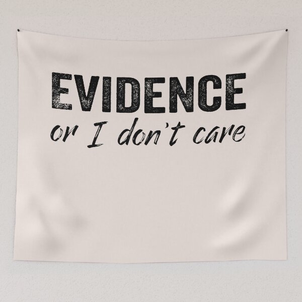 Item preview, Evidence or I don't care designed and sold by pinkheretic.
