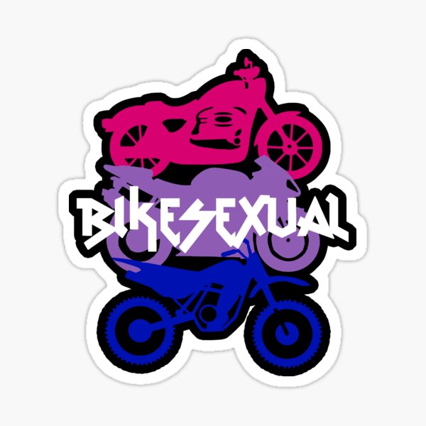 Bikesexual Sticker