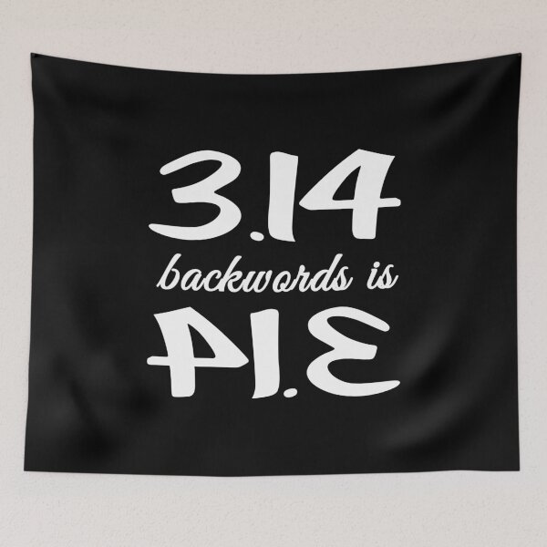 Item preview, Pie 3.14 Backwords designed and sold by SoakedFinale.