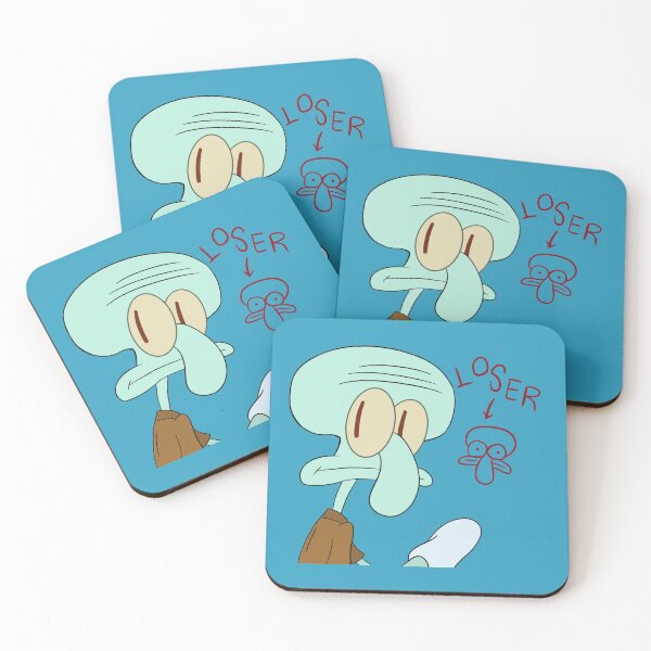 Item preview, squidward is a loser (digital drawing) designed and sold by brenda-lee.