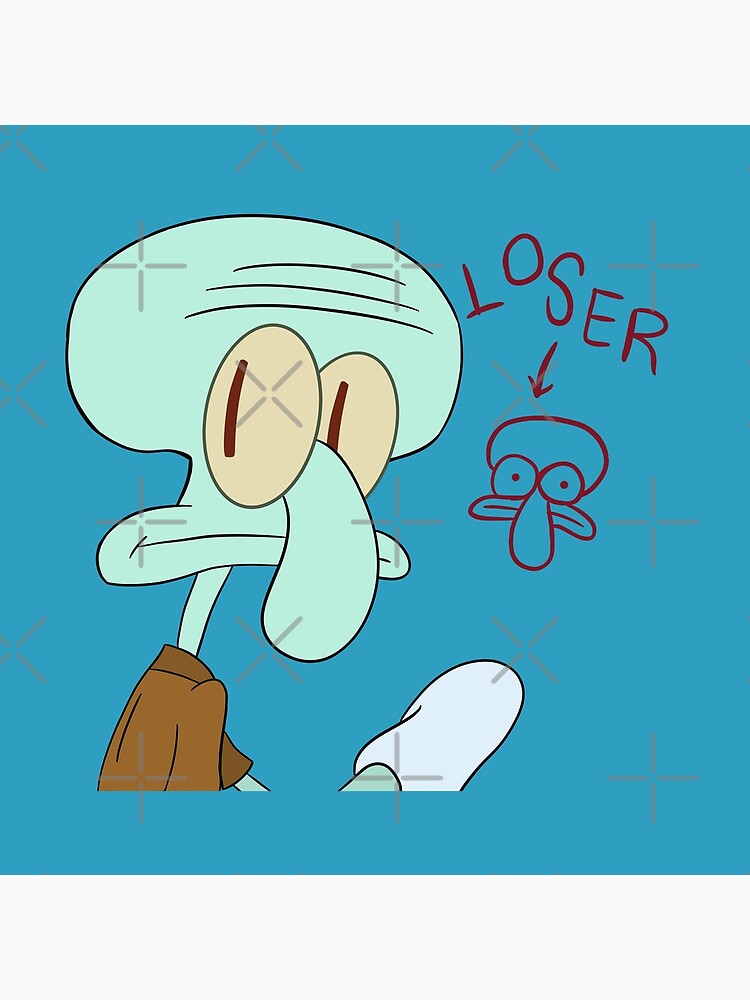 Squidward Loser Drawing