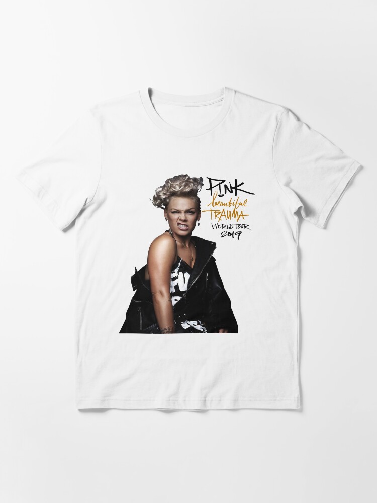 pink beautiful trauma tour shirts