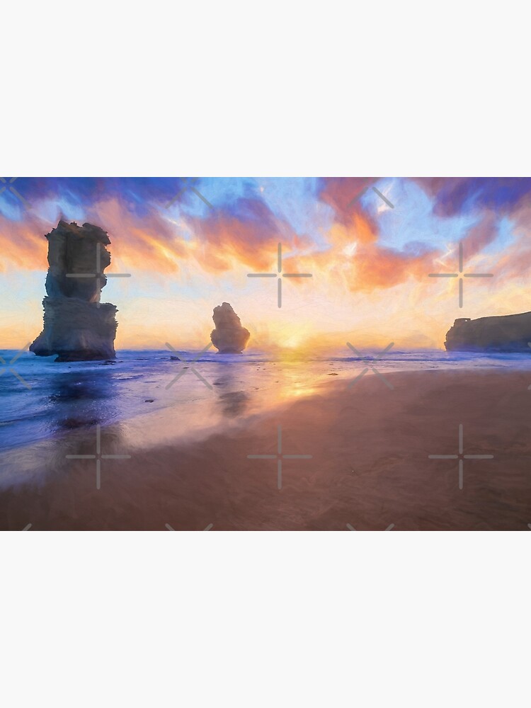 12 Apostles with Marshmallow Skies (digital painting) by RayW
