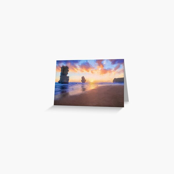 Item preview, 12 Apostles with Marshmallow Skies  (digital painting) designed and sold by Ray's Photos & Art.