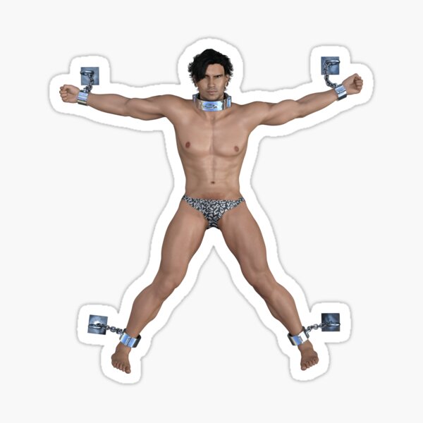 Bondage man | He's your faithful servant Sticker