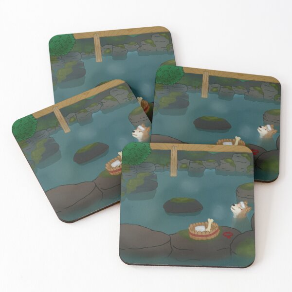 Item preview, A Cute Shiba Inu Taking a Bath designed and sold by SkulldStuff.