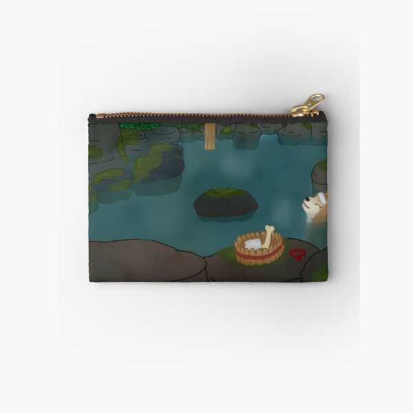 Item preview, A Cute Shiba Inu Taking a Bath designed and sold by SkulldStuff.