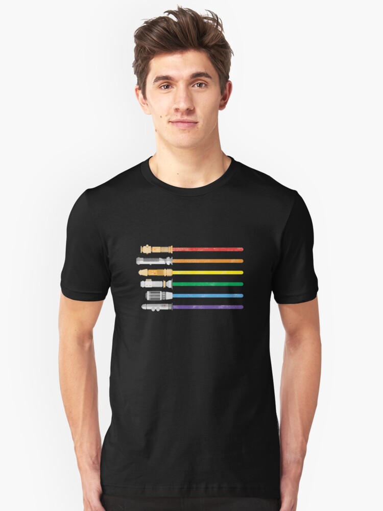 lightsaber pride shirt