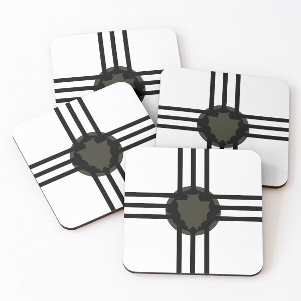 Item preview, "Battastic" Batty Bats Grey Black White Monochromatic Geometric Lines  designed and sold by CanisPicta.