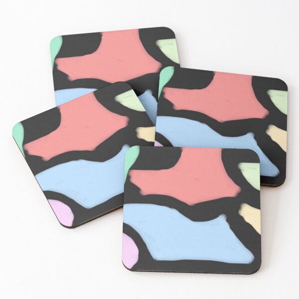 Item preview, Blue pink shapes designed and sold by Hvll1116.