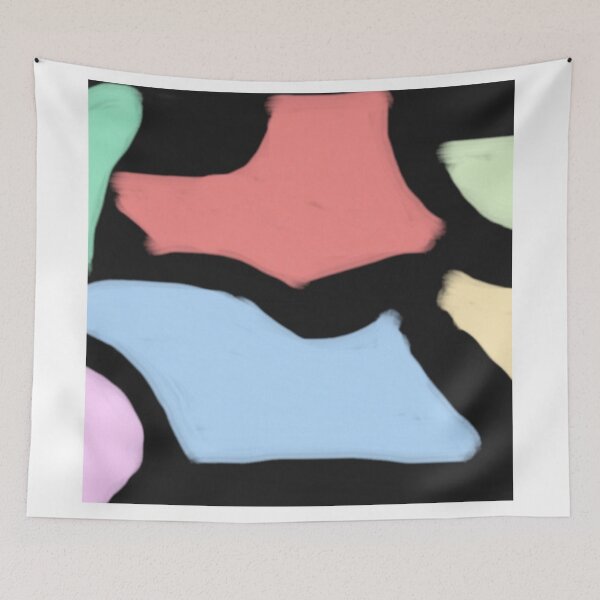 Item preview, Blue pink shapes designed and sold by Hvll1116.