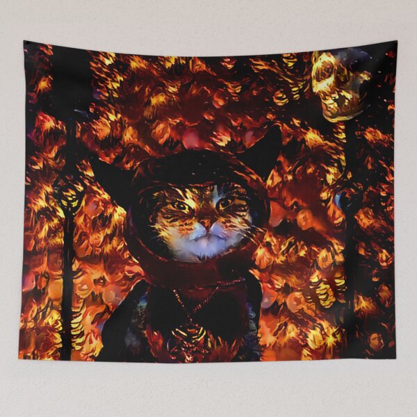 Item preview, Portrait of a Hell Cat designed and sold by Alyxandre.