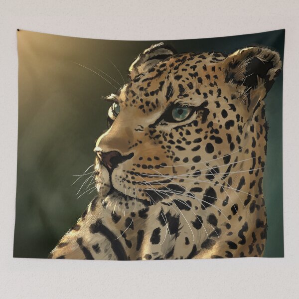Item preview, Dibujo de leopardo | Animales salvajes de Africa | Cinco grandes designed and sold by Covo Studio.