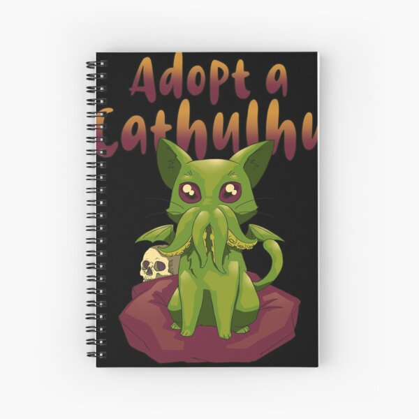 Adopt Cathulhu Spiral Notebook
