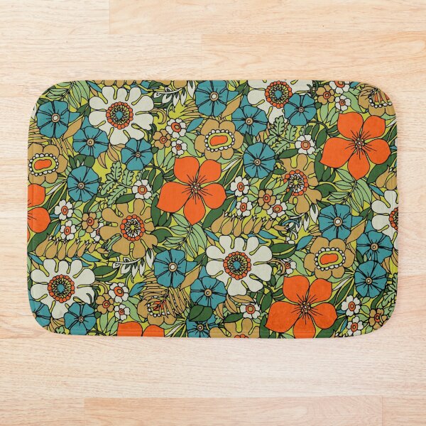 70s Plate Bath Mat