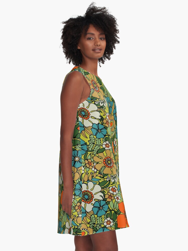 Alternate view of 70s Plate A-Line Dress