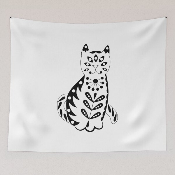 Item preview, Patterned cat-1 designed and sold by Julia Faranchuk.