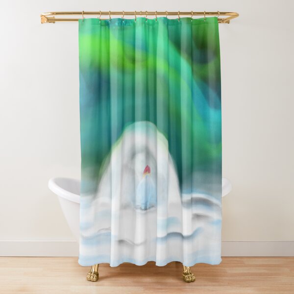 Digital Art with soft colors Shower Curtain