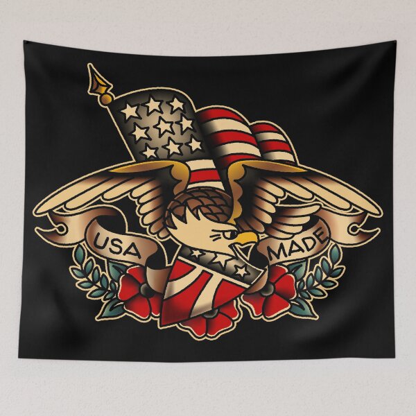 Item preview, Salty-Dog USA Made Patriotic Eagle designed and sold by salty-dog.