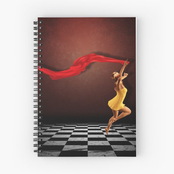 Item preview, Girl jumping in grunge room designed and sold by AnnArtshock.