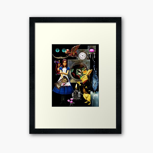 Curiouser and curiouser! Framed Art Print