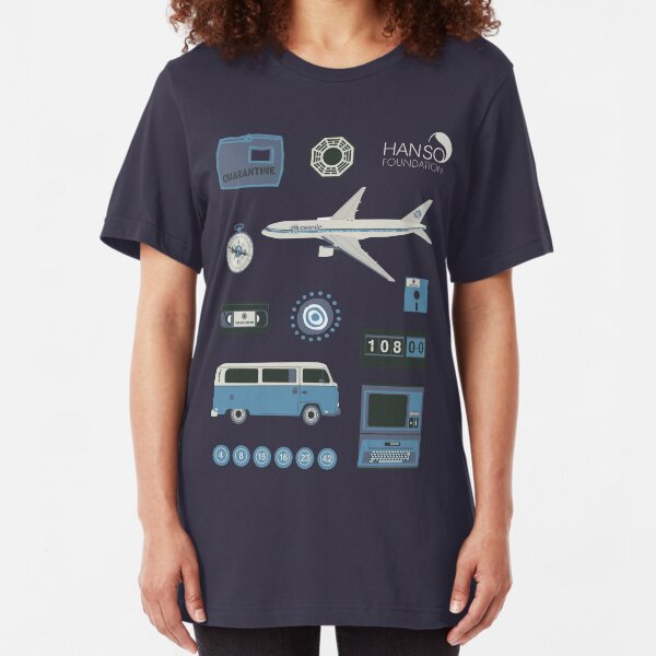 Lost blue Slim Fit T-Shirt