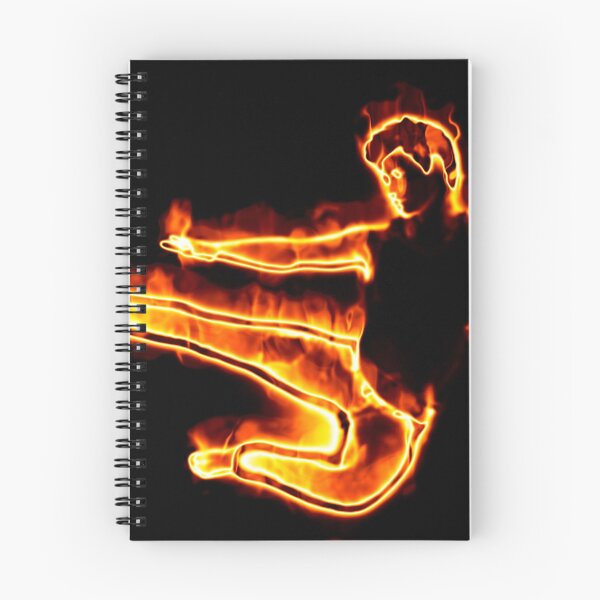Item preview, Burning man in a jump designed and sold by AnnArtshock.