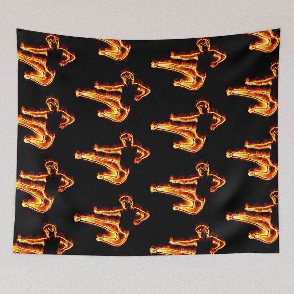 Item preview, Burning man in a jump designed and sold by AnnArtshock.