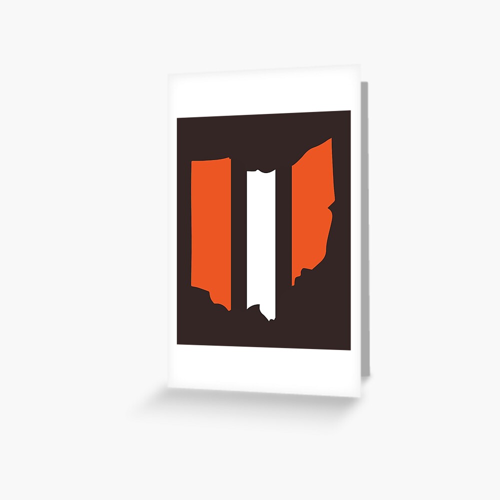 Cleveland Browns Stripe Poster for Sale by corbrand