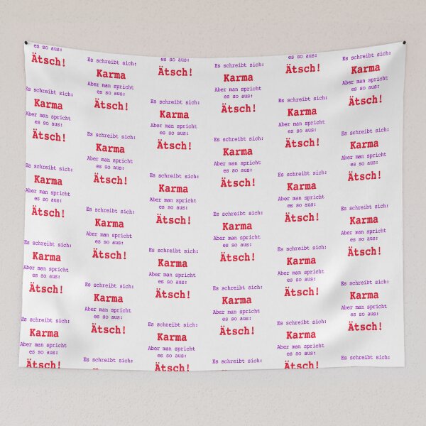 Item preview, It is written KARMA but it is pronounced like this ÄTSCH designed and sold by urban-design.