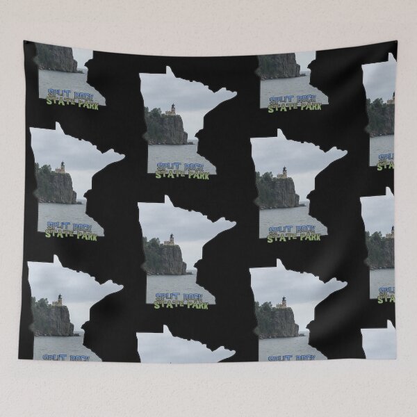 Item preview, Minnesota State Outline (Split Rock State Park) designed and sold by gorff.