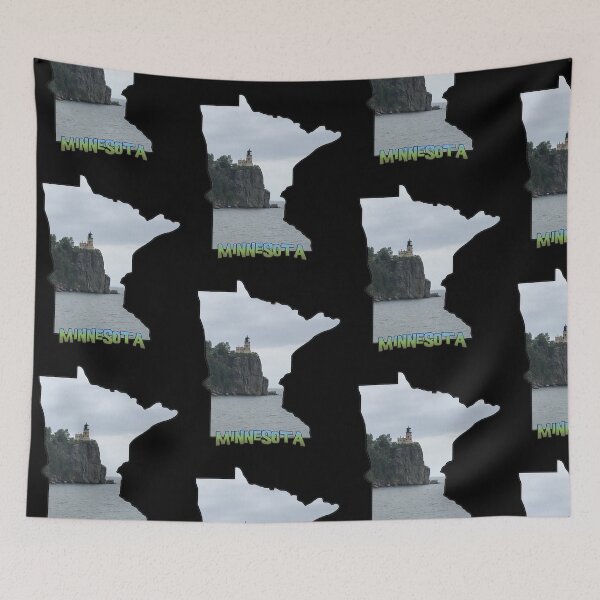 Item preview, Minnesota State Outline (Split Rock State Park) designed and sold by gorff.