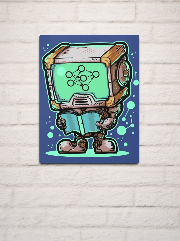 Cute Machine Learning Robot Sticker for Sale by wuhu