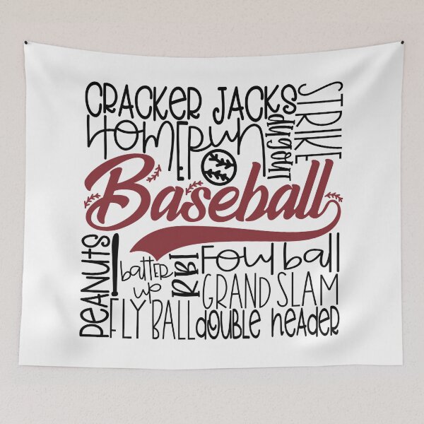 Item preview, Baseball Typo designed and sold by All-Streets.