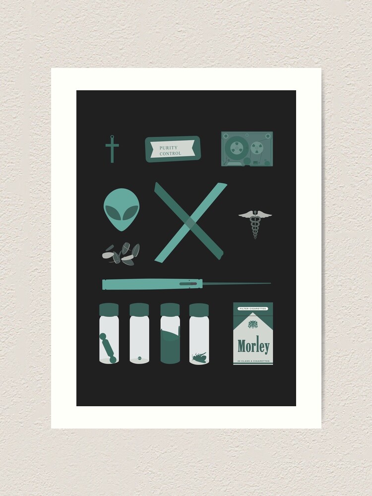Alternate view of X-Files Art Print