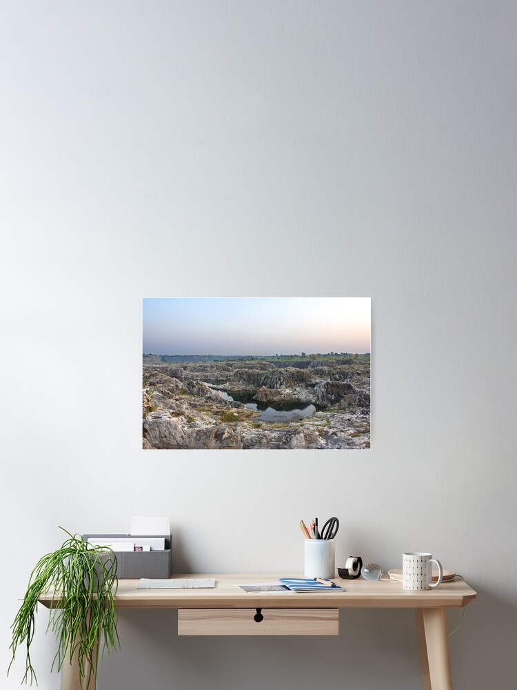 Thumbnail 2 of 3, Poster, White Marble Rocks designed and sold by ashvarybabul.