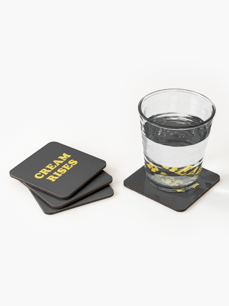Alternate view of CREAM RISES Coasters (Set of 4)