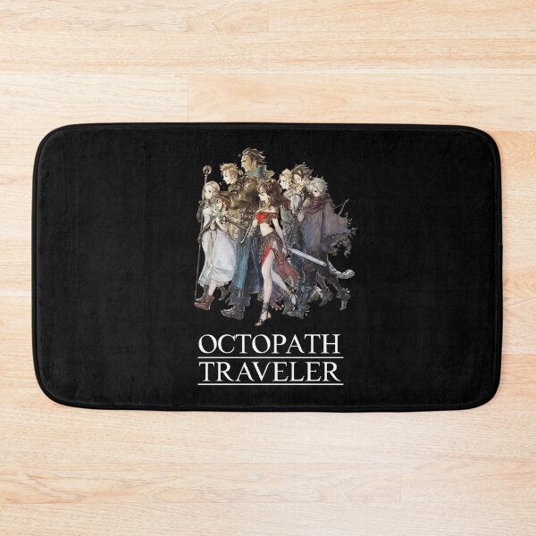 Item preview, Octopath Traveler® - Travelers Logo [w/ White Text] designed and sold by SWISH-Design.
