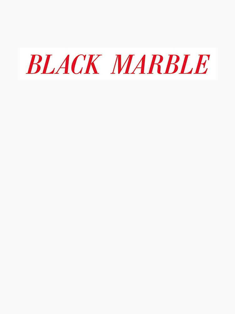 "BLACK MARBLE band" Tshirt by textilepropre Redbubble
