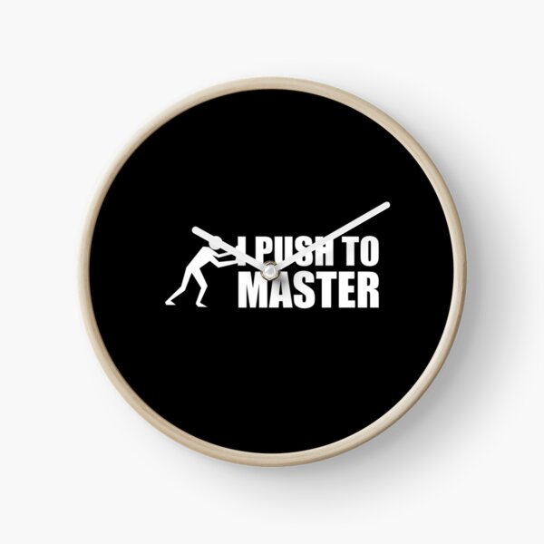 I push to master Uhr