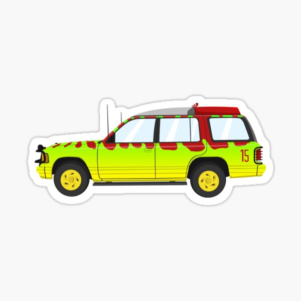 Jurassic Park Car Sticker