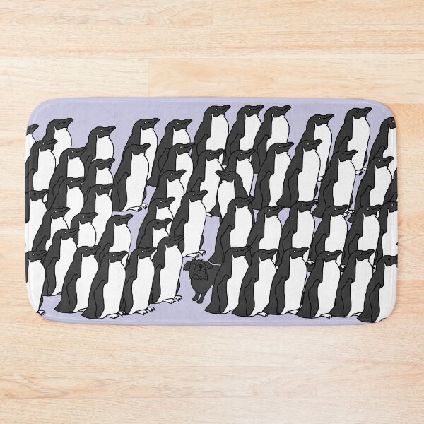 Item preview, Fergus the Dog visits the Penguins designed and sold by ellenhenry.